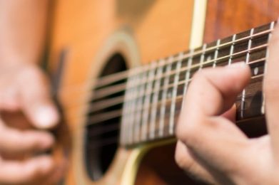 Aula de Violão - Escola de Música Ritmo e Som - Banner