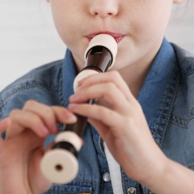 Aula de Flauta Doce - Escola de Música Ritmo e Som - Banner